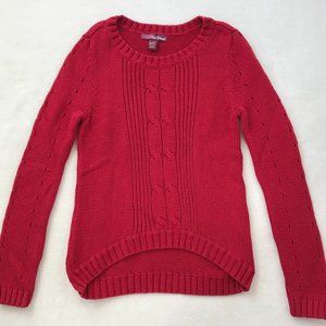 NWOT Epic Threads Pullover Knit Sweater, Girls Size L, Red
